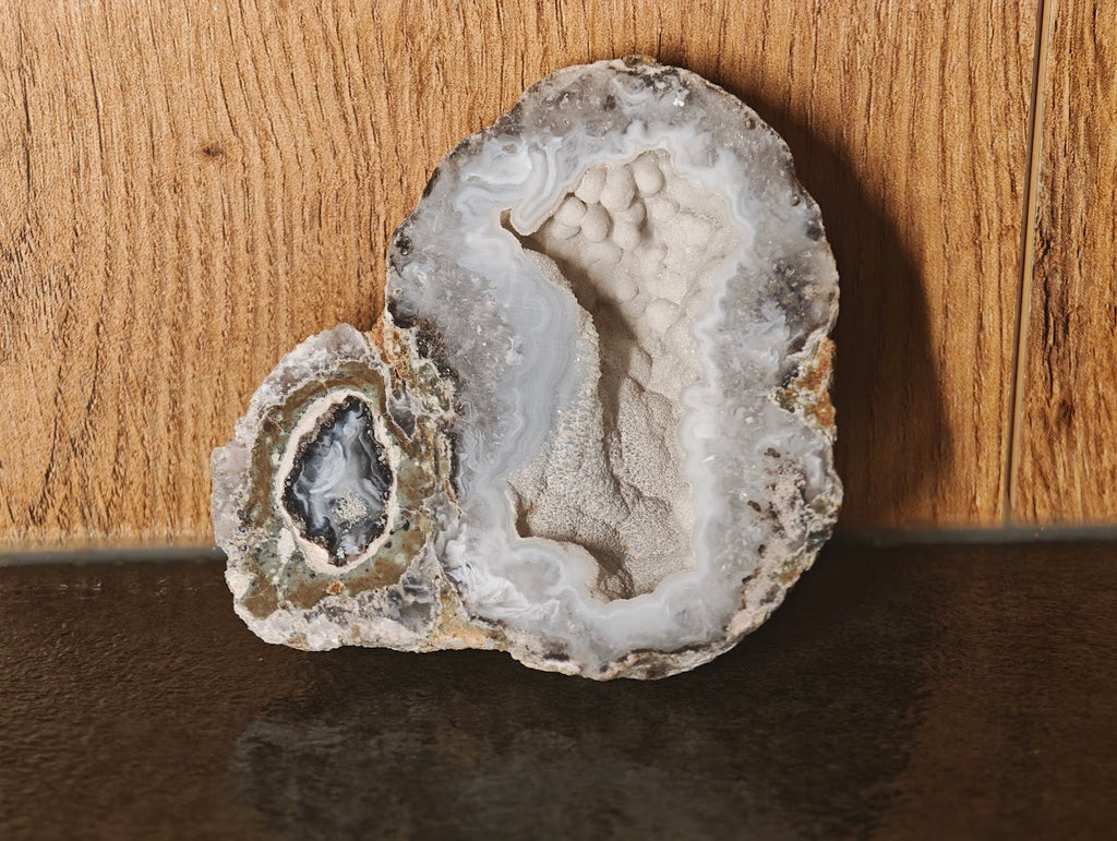 eine Hälfe von einer Geode Musterbild !!!!!!!!