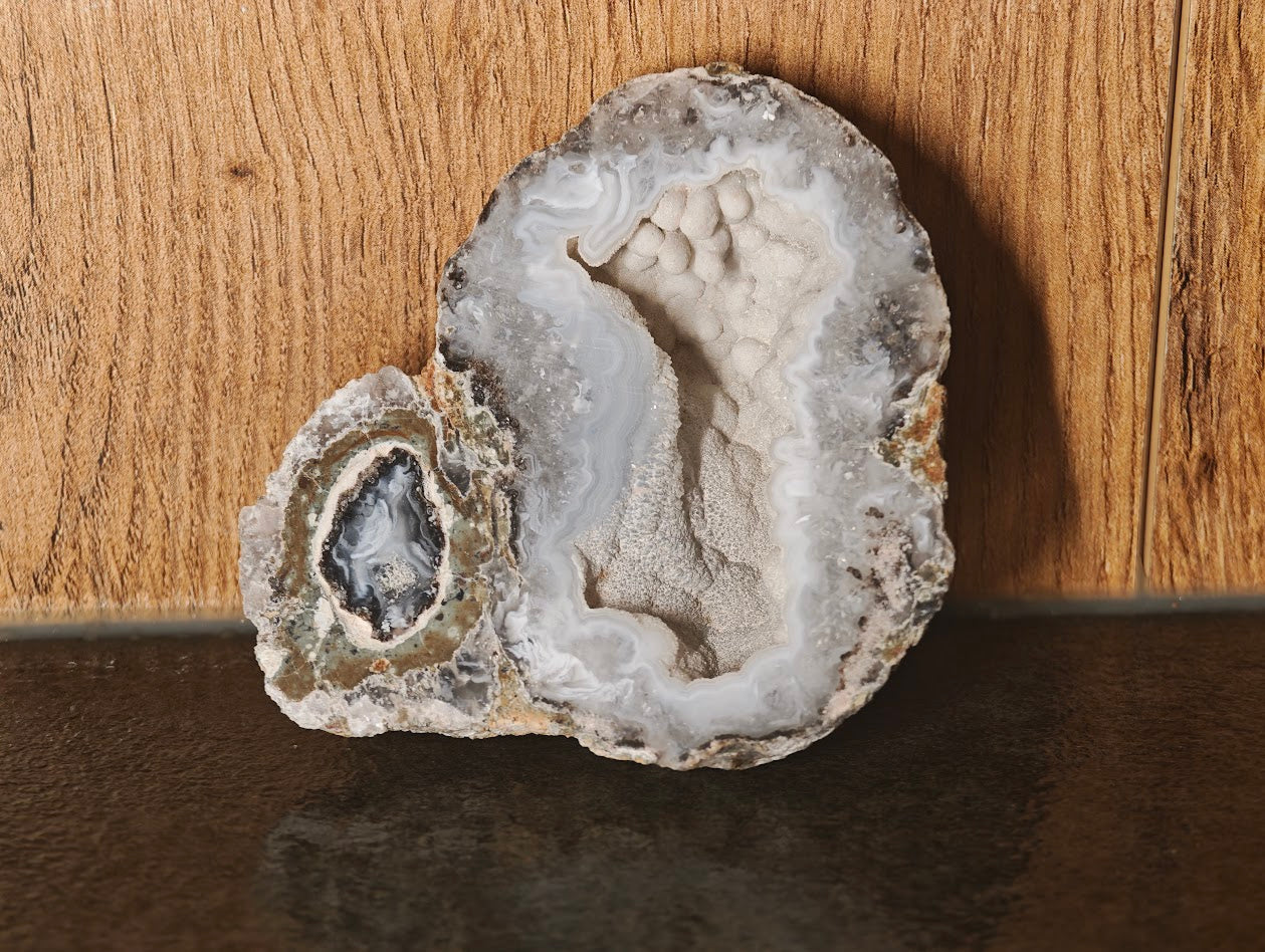eine Hälfe von einer Geode Musterbild !!!!!!!!